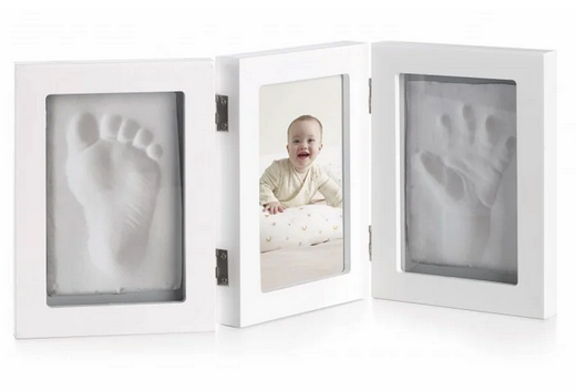 Marco de fotos dos huellas bebé Jané