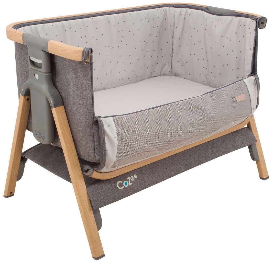 Minicuna colecho CoZee Oak Tutti Bambini Oak Charcoal