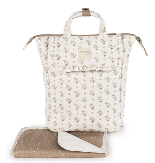 Mochila Botton Flores Walking Mum