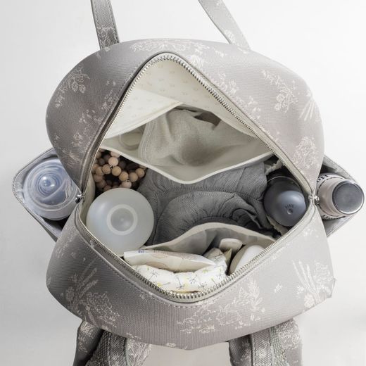 Mochila de maternidad Toile de Jouy de Pasito a Pasito