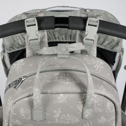 Mochila de maternidad Toile de Jouy de Pasito a Pasito