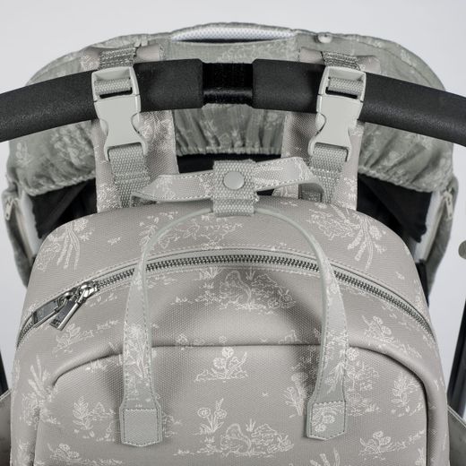 Mochila de maternidad Toile de Jouy de Pasito a Pasito
