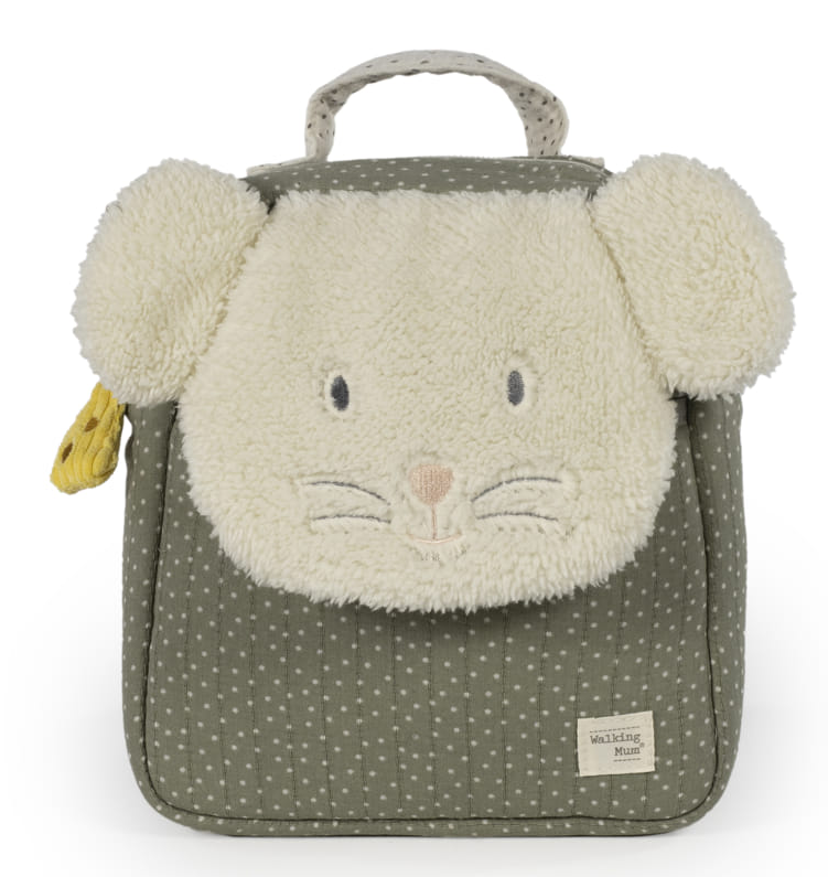Mochila infantil Ratoncito Poppy Walking Mum Verde Musgo