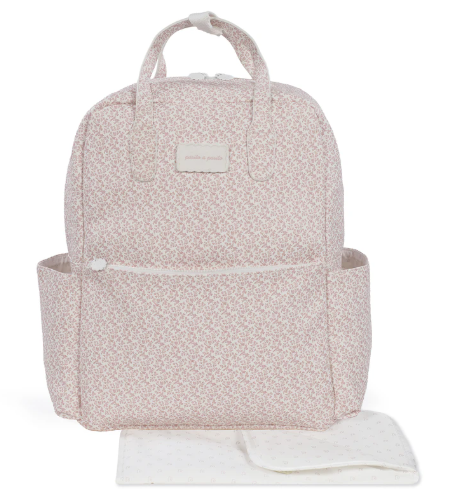 Mochila maternal Maison Tender Flores Pasito a Pasito