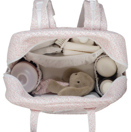 Mochila maternal Maison Tender Flores Pasito a Pasito