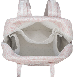 Mochila maternal Maison Tender Flores Pasito a Pasito
