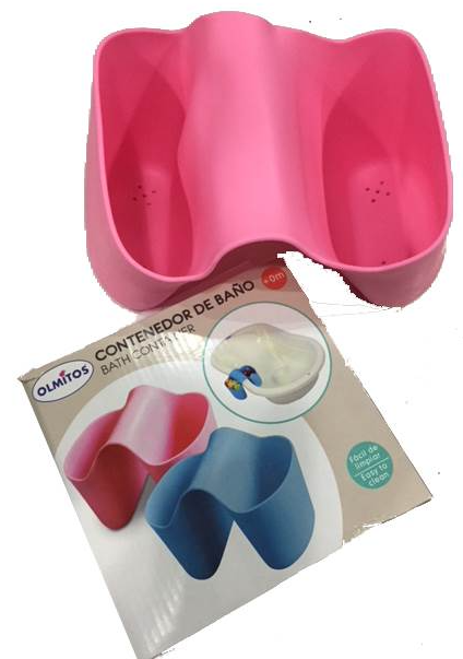 Organizador de bañera Olmitos Azul