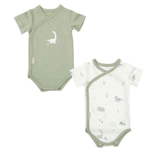 Pack 2 body bebé manga corta (0/1m) Casual Trex