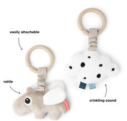 Pack 2 juguetes para colgar Happy Clouds Done By Deer