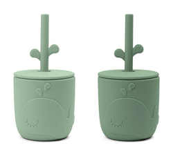 Pack 2 vasos con pajita Wally Done By Deer