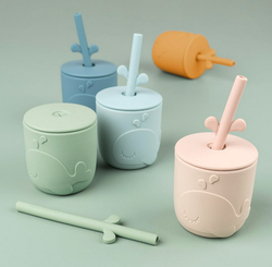 Pack 2 vasos con pajita Wally Done By Deer