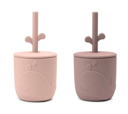 Pack 2 vasos con pajita Wally Done By Deer