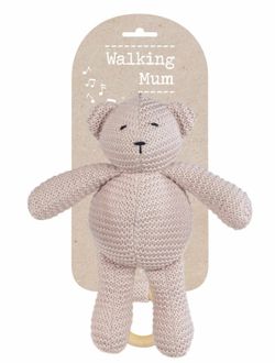 Peluche Oso musical de punto Bobo Walking Mum