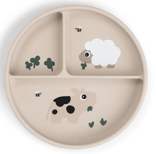 Plato infantil compartimentos y ventosa Done by Deer