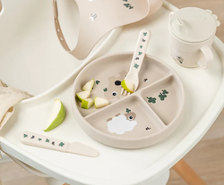 Plato infantil compartimentos y ventosa Done by Deer