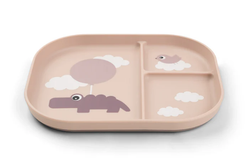Plato infantil con compartimento Foodie - Croco Done by Deer