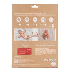 Sábana Bajera 100% Algodón Termocontrol Safe Control 50x80 20 B|Gris