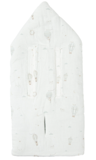 Saco arrullo con capucha Blue Sky Verde