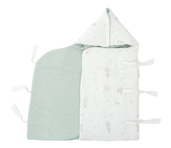 Saco arrullo con capucha Blue Sky Verde