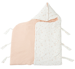 Saco arrullo con capucha Monet Rosa