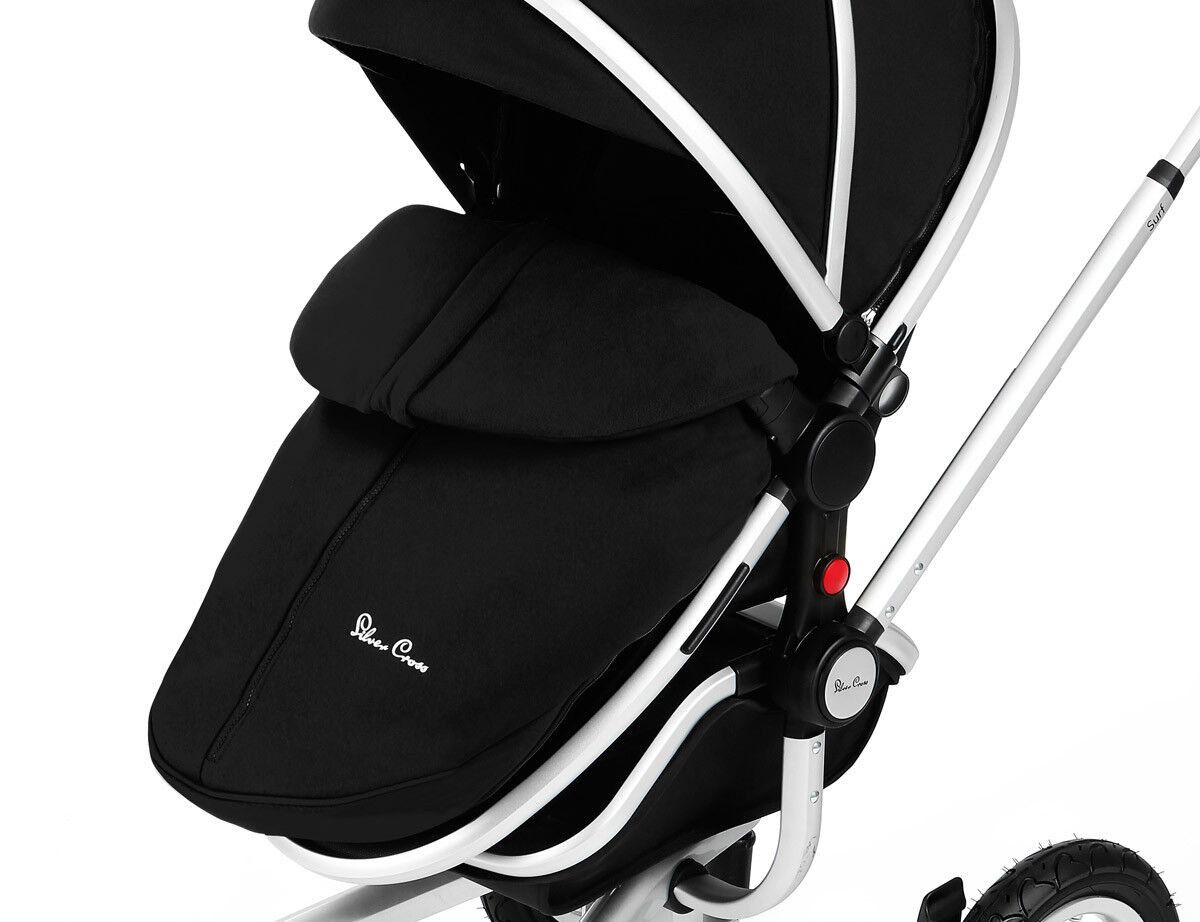 Saco cubrepiés de invierno Silver Cross Negro