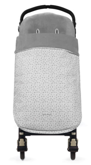 Saco silla invierno Little Bloom Flor Gris Pasito a Pasito TOG 3,5