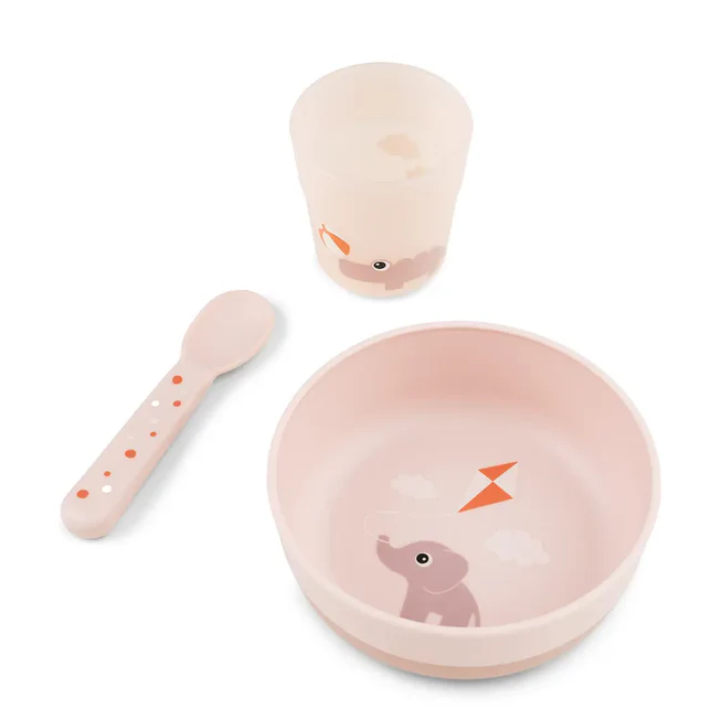 Set vajilla bebé Foodie Parque Infantil Done by Deer Azul