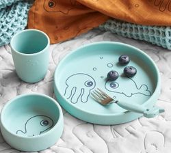 Set vajilla silicona Sea Friends Done By Deer