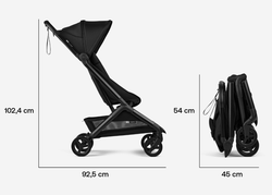 Pack Bugaboo Butterfly 2 + Barra + Plástico de lluvia