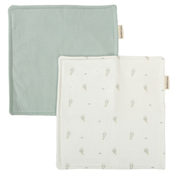 Toallita Bebé - set 2 Blue Sky Verde 30x30