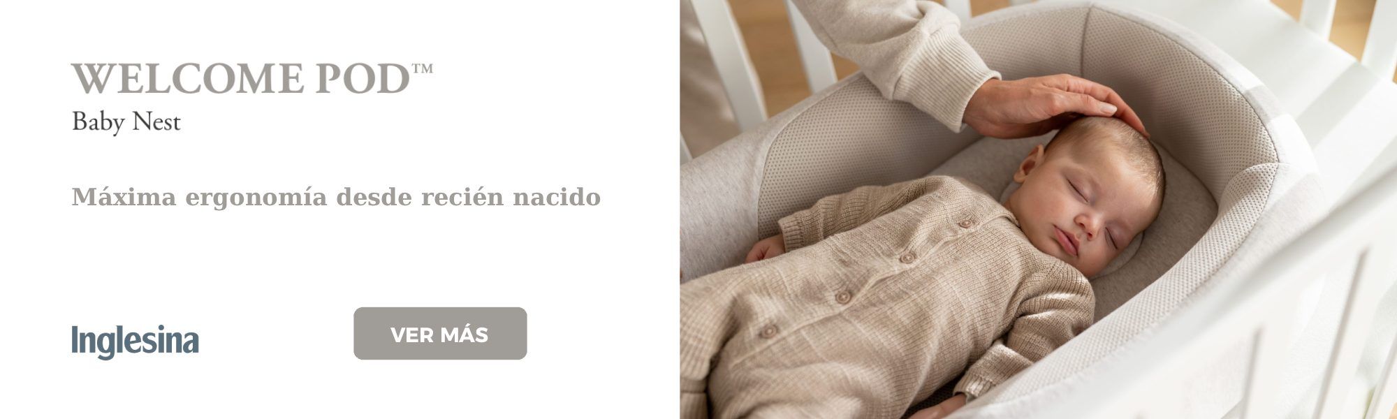 Cuna nido Inglesina Welcome POD desde recién nacido