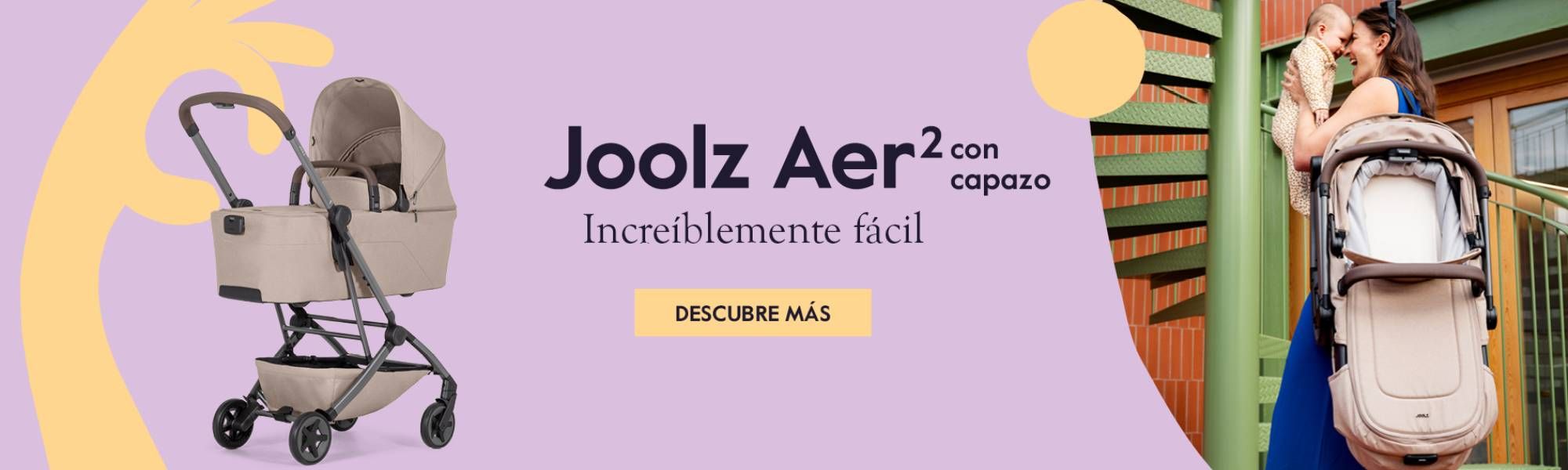 Carrito Joolz Aer2 con capazo desde recién nacido