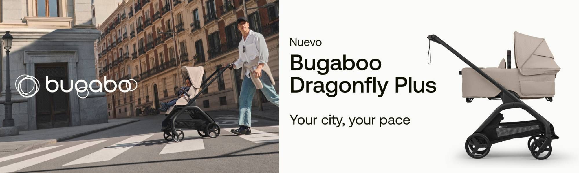 Descubre el nuevo Dragonfly Plus de Bugaboo. Confort urbano, diseño compacto